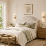 Corin Scandinavian Linen Cylinder Wall Sconce