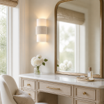 Corin Scandinavian Linen Cylinder Wall Sconce