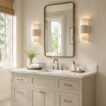 Corin Scandinavian Linen Cylinder Wall Sconce