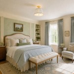Celestine French Country Pleated Fabric Semi-Flush Ceiling Light