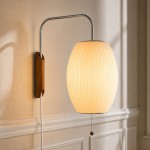 Lior Vintage Scalloped Ceramic Wall Sconce