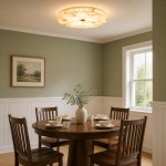Colette Modern LED Round Alabaster Ceiling Light