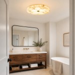 Colette Modern LED Round Alabaster Ceiling Light