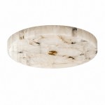 Colette Modern LED Round Alabaster Ceiling Light