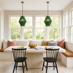 Kaelyn Bottle Shade Stained Striped Glass Pendant Light