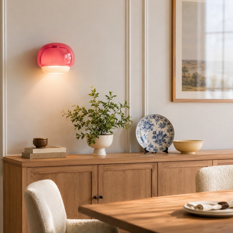 Norman Modern Colorful Layered Glass Wall Light