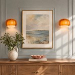 Norman Modern Colorful Layered Glass Wall Light