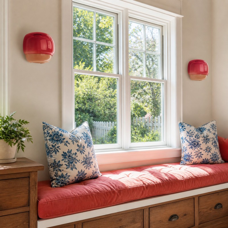 Norman Modern Colorful Layered Glass Wall Light