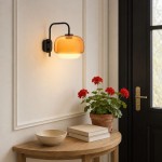 Jovynth Nordic Colorful Double-Layered Glass Wall Sconce