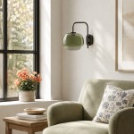 Jovynth Nordic Colorful Double-Layered Glass Wall Sconce