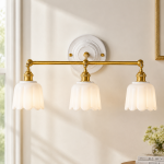 Everett Wabi Sabi Fabric Ribbed Shade Plug In Wall Sconce