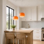 Vexlynn Scandinavian Round Dual-Layer Tinted Glass Pendant Light