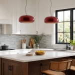 Vexlynn Scandinavian Round Dual-Layer Tinted Glass Pendant Light