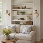 Orphelyx French Brass Fabric Shade Sconce Light