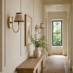 Orphelyx French Brass Fabric Shade Sconce Light