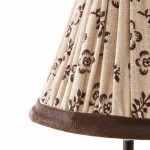 Orphelyx French Brass Fabric Shade Sconce Light