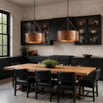 Ojaswi Rustic Bronze Industrial Pendant Light with Drum Shade