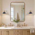 Colin Vintage Decorative Pattern Ceramic Brass Wall Sconce