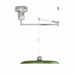 Delphin Colorful Swing Arm Flying Saucer Pendant Light