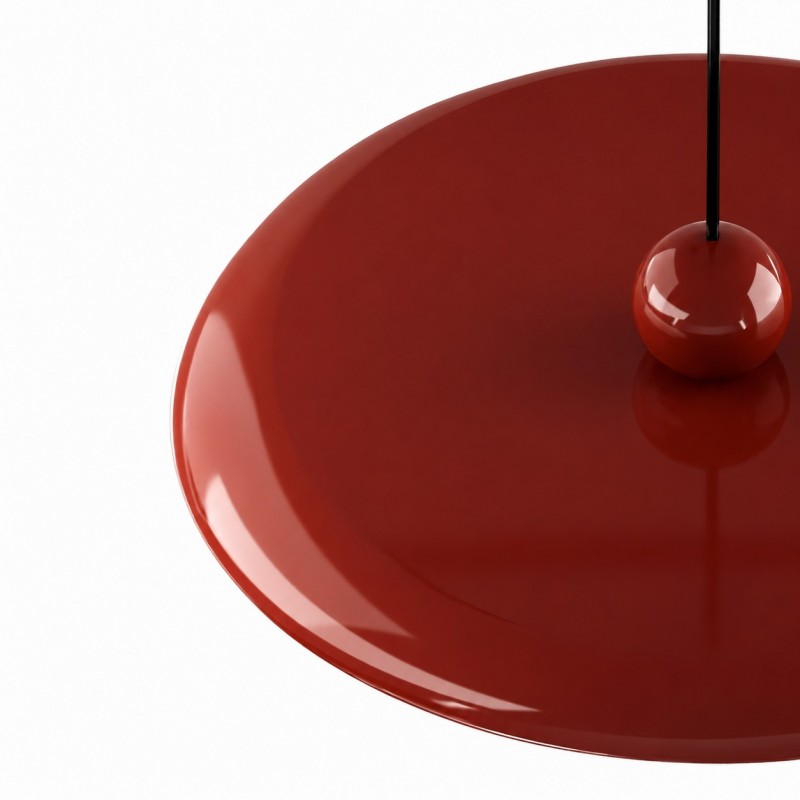 Delphin Colorful Swing Arm Flying Saucer Pendant Light