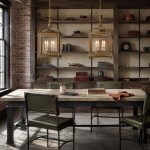 Leroy Vintage Metal 4-Light Lantern Pendant Light