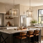 Leroy Vintage Metal 4-Light Lantern Pendant Light