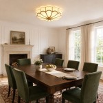 Eldor Gold Flower Shape Glass Recessed Ceiling Light