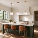 Alain Farmhouse Cooper Ribbed Glass Pendant Light