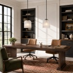 Alain Farmhouse Cooper Ribbed Glass Pendant Light