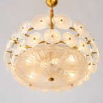 Harold Vintage Design-Forward Color Glass  Chandelier