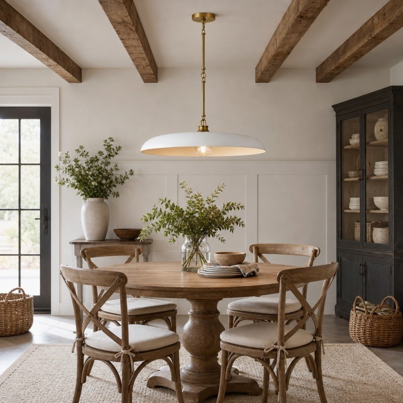 Leila Industrial Rustic Bronze Cone Shade Pendant Light