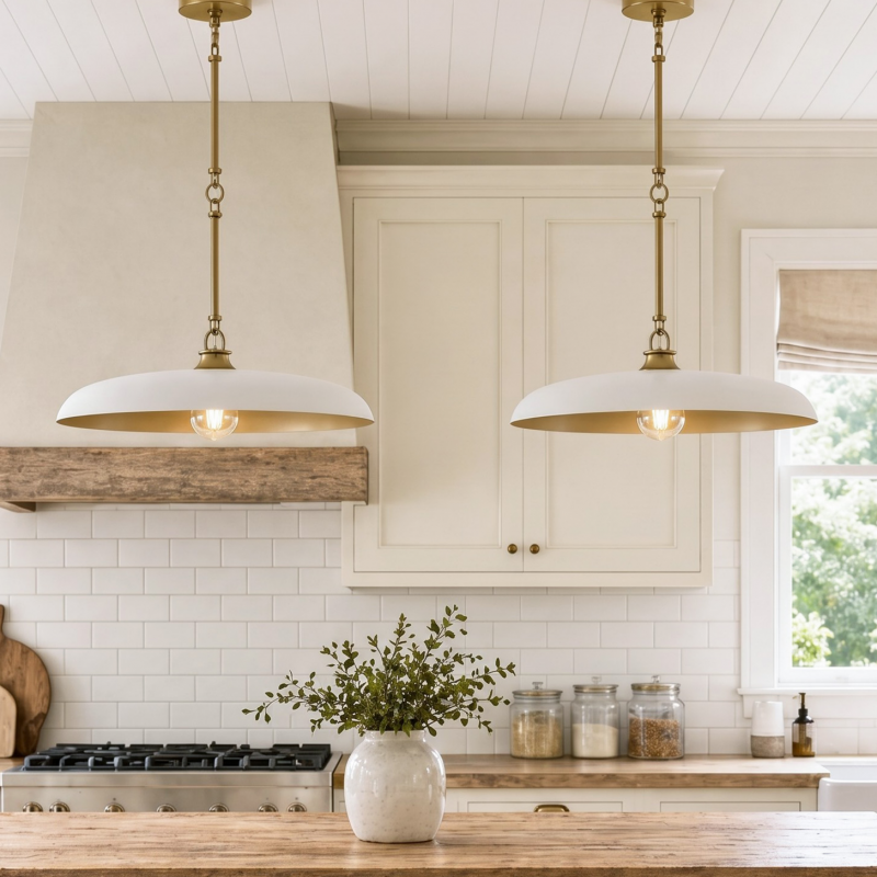Leila Industrial Rustic Bronze Cone Shade Pendant Light