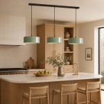 Xavier Modern Glossy Ceramic Drum Pendant Light
