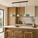 Xavier Modern Glossy Ceramic Drum Pendant Light