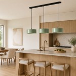 Xavier Modern Glossy Ceramic Drum Pendant Light