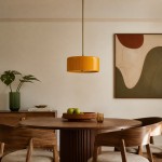 Xavier Modern Glossy Ceramic Drum Pendant Light