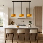 Xavier Modern Glossy Ceramic Drum Pendant Light