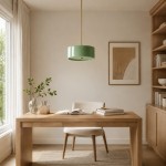 Xavier Modern Glossy Ceramic Drum Pendant Light