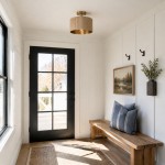 Jovani Farmhous Fluted Resin Drum Ceiling Light
