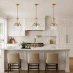 Trevor Vintage Clear Cylinder Glass Brass Chain Pendant Light