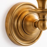 Joel Retro Brass Shell Shade Wall Sconce