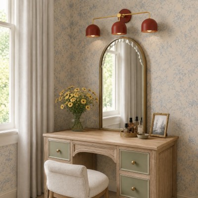 Astair Nordic Metal Multicolored Vanity Sconce