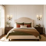 Osman Vintage Fabric Linen Wall Sconce