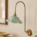 Enzo Elegant Vintage Bloom Metal Wall Sconce
