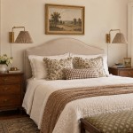 Blaine Vintage Gingham Pleated Fabric Wall Lamp