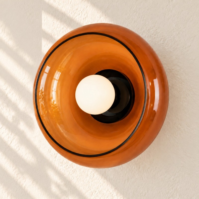 Vega Retro Bowl Shade Wall Sconce