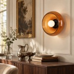 Vega Retro Bowl Shade Wall Sconce