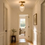Lawson Classic Ribbed Glass Semi Flush Mount Ceiling Light