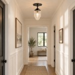 Lawson Classic Ribbed Glass Semi Flush Mount Ceiling Light