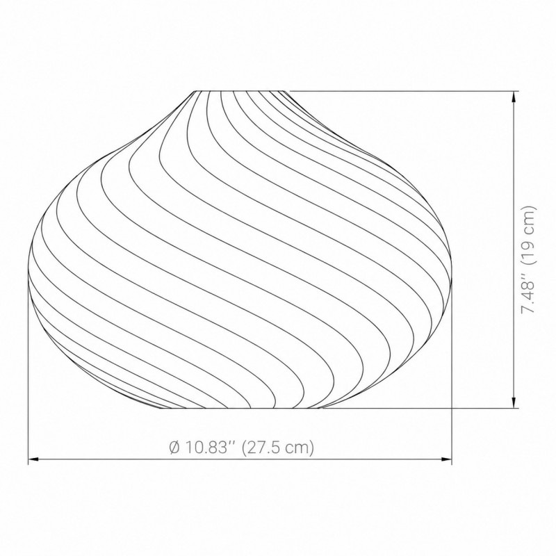 Lunaris Modern Globe Glass Pendant Light